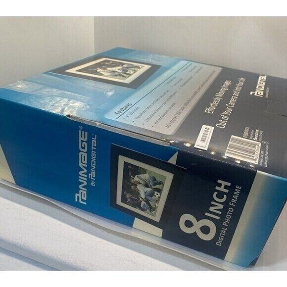 Paniimage 8” Digital Photo Frame Holds 6400 Images New In Box - Picture 3 of 7